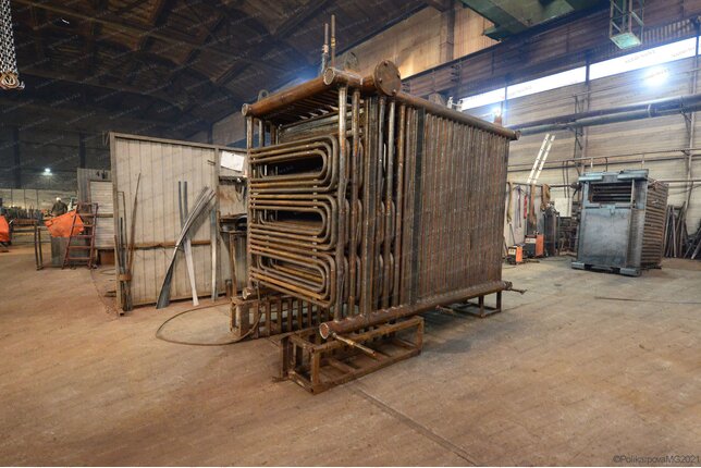 Водогрейный котел 0.5 МВт уголь дрова - изготовление