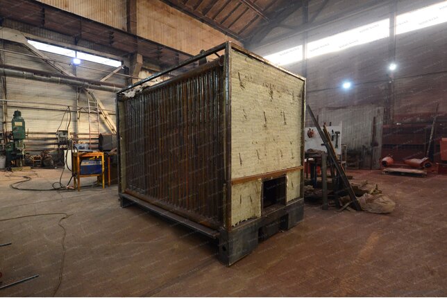 Угольный котел 750 кВт - изготовление