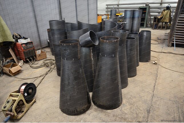 Изготовление промышленных циклонов ЦН 15 900 1УП