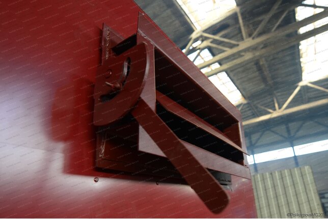 Шибер газохода к твердотопливному котлу 1500 кВт